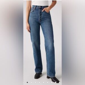 Levi’s rib cage straight full length